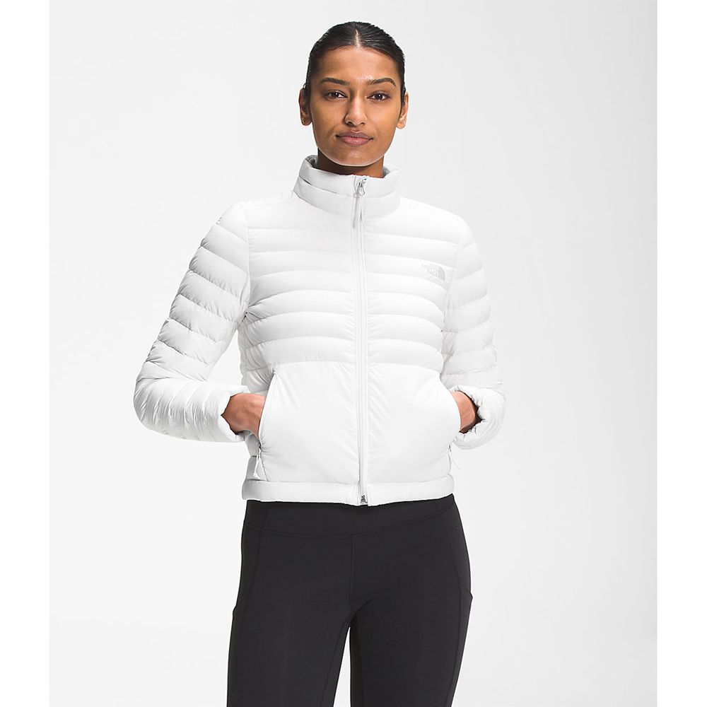 The North Face Winter Jacket Womens Australia - The North Face Stretch Seasonal White (FJY-139026)